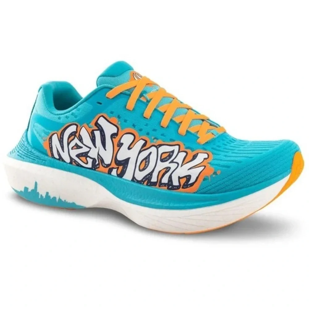 Topo Athletic Specter 2 NYC Womens Size 11 Marathon Running Shoes Blue New York